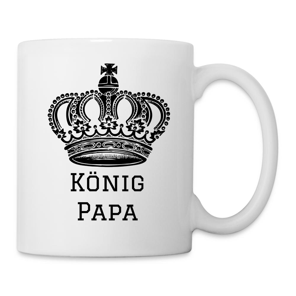 König Papa - Tasse weiß - Weiß