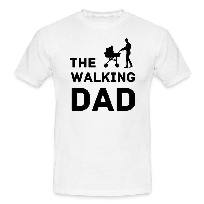 Männer T-Shirt - The Walking Dad - Weiß