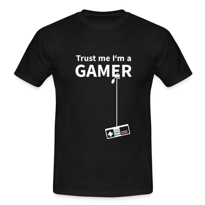 Männer T-Shirt - Trust me I'm a GAMER - Schwarz