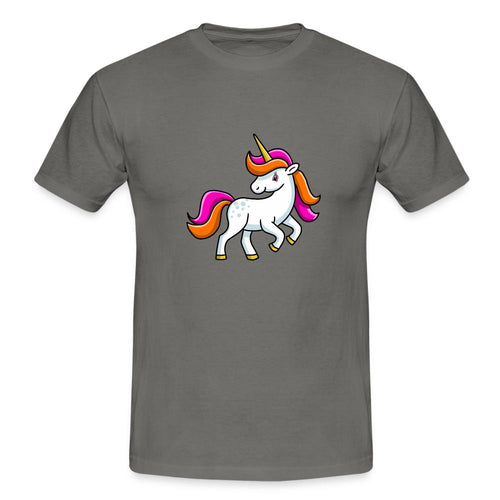 Männer T-Shirt - Unicorn - Graphit