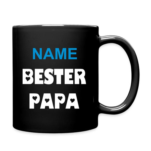 Papa Tasse personalisiert - Schwarz