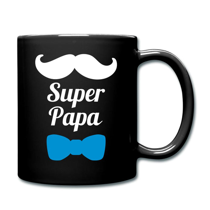 Papa Tasse schwarz - Vatertag - Super Papa - Schwarz