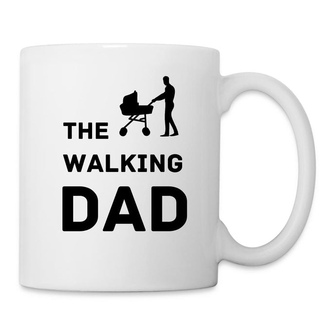 Papa Tasse weiß - The Walking Dad - Weiß