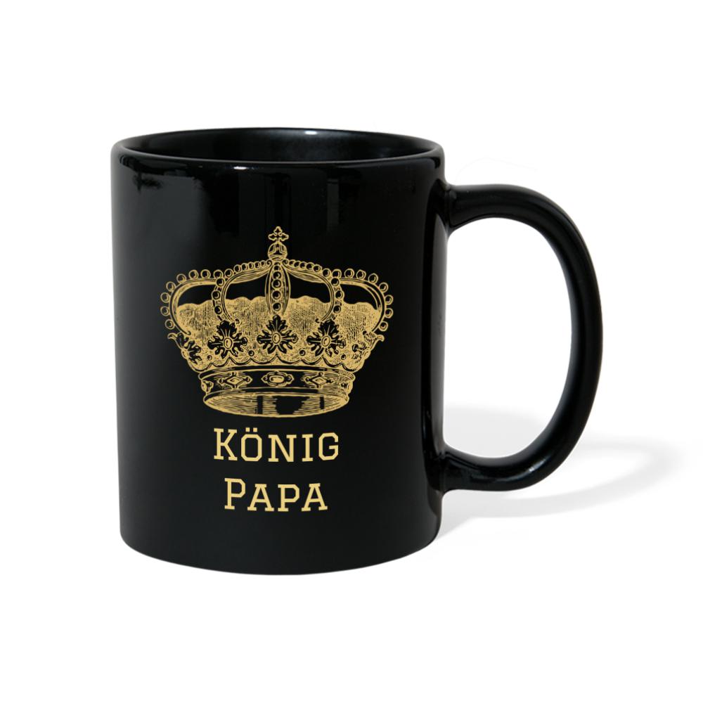 König Papa - Tasse schwarz - Schwarz