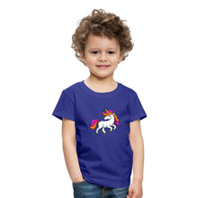 Lade das Bild in den Galerie-Viewer, Kinder T-Shirt - Unicorn - Königsblau
