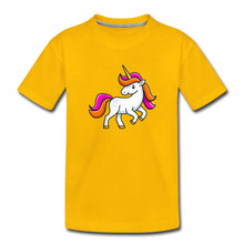 Lade das Bild in den Galerie-Viewer, Kinder T-Shirt - Unicorn - Sonnengelb
