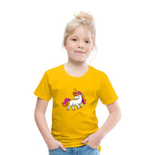 Lade das Bild in den Galerie-Viewer, Kinder T-Shirt - Unicorn - Sonnengelb
