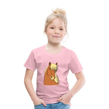 Lade das Bild in den Galerie-Viewer, Kinder T-Shirt mit Pferdekopf - Hellrosa
