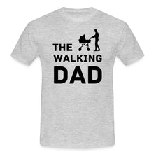 Lade das Bild in den Galerie-Viewer, Männer T-Shirt - The Walking Dad - Grau meliert
