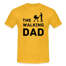 Lade das Bild in den Galerie-Viewer, Männer T-Shirt - The Walking Dad - Gelb
