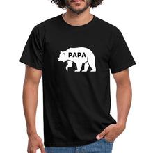 Lade das Bild in den Galerie-Viewer, Männer T-Shirt - Papa Bär - Schwarz
