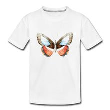 Lade das Bild in den Galerie-Viewer, Kinder T-Shirt mit Schmetterling - Weiß
