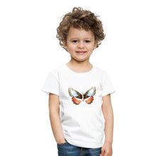 Lade das Bild in den Galerie-Viewer, Kinder T-Shirt mit Schmetterling - Weiß

