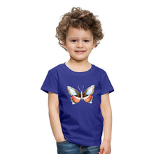 Lade das Bild in den Galerie-Viewer, Kinder T-Shirt mit Schmetterling - Königsblau
