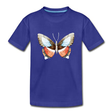 Lade das Bild in den Galerie-Viewer, Kinder T-Shirt mit Schmetterling - Königsblau
