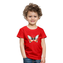 Lade das Bild in den Galerie-Viewer, Kinder T-Shirt mit Schmetterling - Rot
