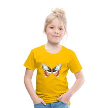 Lade das Bild in den Galerie-Viewer, Kinder T-Shirt mit Schmetterling - Sonnengelb
