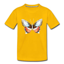 Lade das Bild in den Galerie-Viewer, Kinder T-Shirt mit Schmetterling - Sonnengelb
