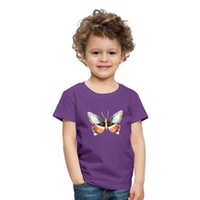 Lade das Bild in den Galerie-Viewer, Kinder T-Shirt mit Schmetterling - Lila
