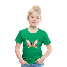 Lade das Bild in den Galerie-Viewer, Kinder T-Shirt mit Schmetterling - Kelly Green
