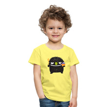 Lade das Bild in den Galerie-Viewer, Kinder T-Shirt - Kuchen Monster - Gelb
