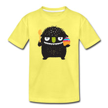 Lade das Bild in den Galerie-Viewer, Kinder T-Shirt - Kuchen Monster - Gelb
