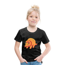 Lade das Bild in den Galerie-Viewer, Kinder T-Shirt - Dino Triceratops - Anthrazit
