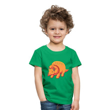 Lade das Bild in den Galerie-Viewer, Kinder T-Shirt - Dino Triceratops - Kelly Green
