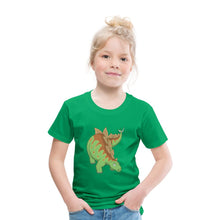 Lade das Bild in den Galerie-Viewer, Kinder T-Shirt - Dinosaurier Stegosaurus - Kelly Green
