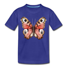 Lade das Bild in den Galerie-Viewer, Kinder T-Shirt - Schmetterling - Königsblau
