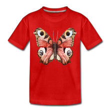 Lade das Bild in den Galerie-Viewer, Kinder T-Shirt - Schmetterling - Rot
