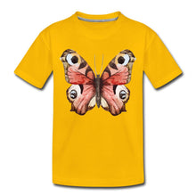 Lade das Bild in den Galerie-Viewer, Kinder T-Shirt - Schmetterling - Sonnengelb
