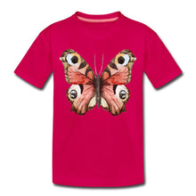 Lade das Bild in den Galerie-Viewer, Kinder T-Shirt - Schmetterling - dunkles Pink
