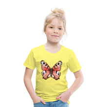 Lade das Bild in den Galerie-Viewer, Kinder T-Shirt - Schmetterling - Gelb
