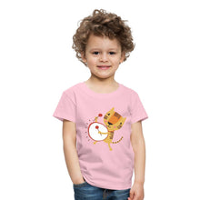 Lade das Bild in den Galerie-Viewer, Kinder T-Shirt - Tiger mit Trommel - Hellrosa
