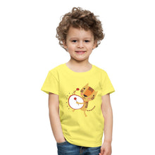 Lade das Bild in den Galerie-Viewer, Kinder T-Shirt - Tiger mit Trommel - Gelb
