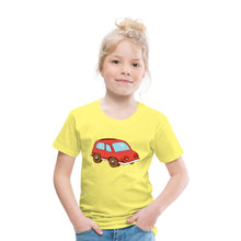 Lade das Bild in den Galerie-Viewer, Kinder T-Shirt - Auto - Gelb
