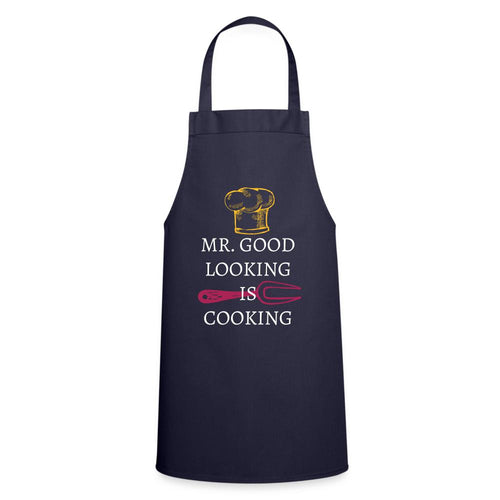 Kochschürze - Mr. Good Looking is Cooking - Navy
