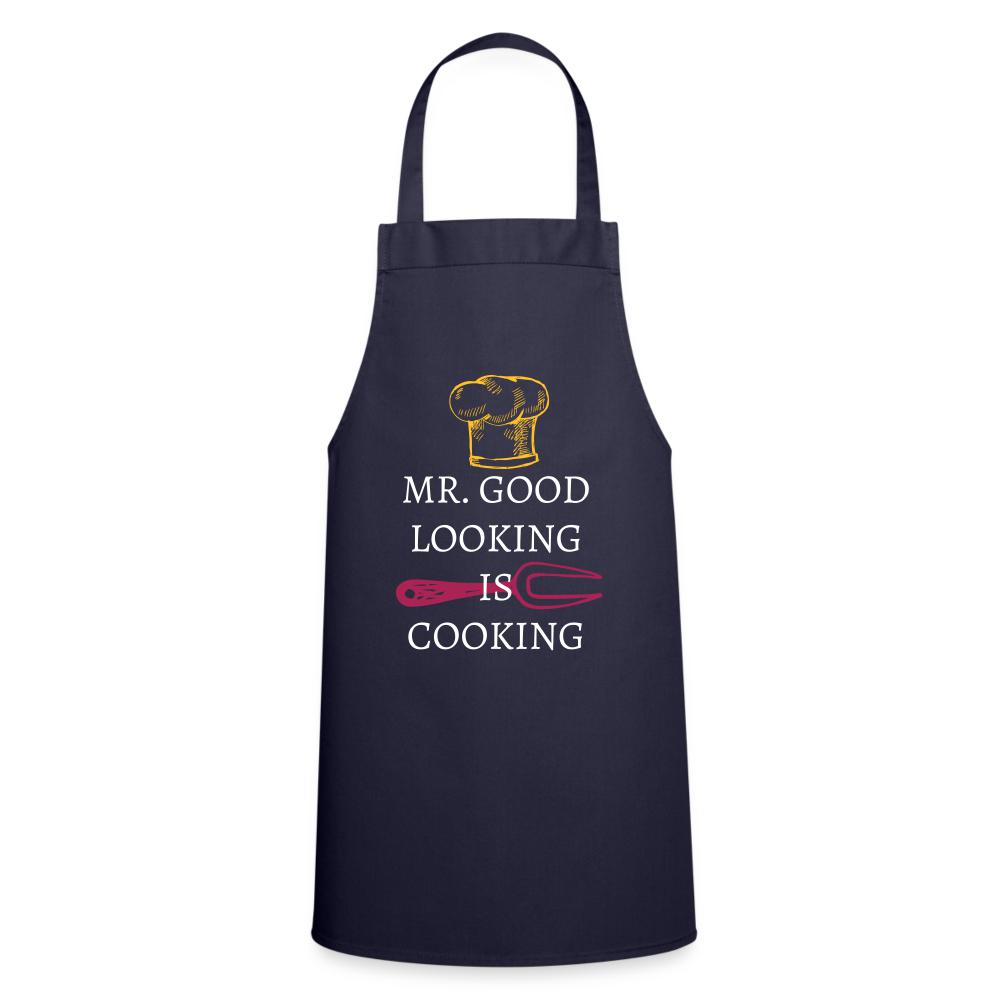 Kochschürze - Mr. Good Looking is Cooking - Navy