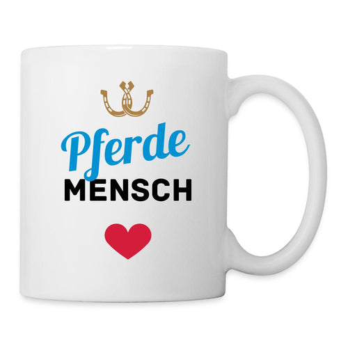 Tasse für Pferde-Menschen - white
