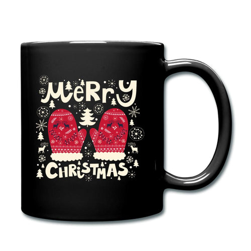 Tasse für Weihnachten - Merry Christmas - Schwarz