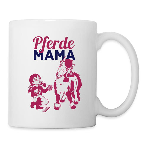 Tasse Pferde Mama - white